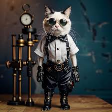 Boots Cat Black White Stock ...