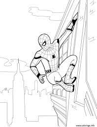 Coloriage Spider Man Homecoming Dessin Spider-man à imprimer