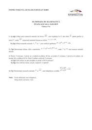 Olimpiadă cu probleme, anul acesta, la matematică. Ogeometrie Olimpiada NaÈionalÄ De MatematicÄ Etapa LocalÄ 16 Febr 2019