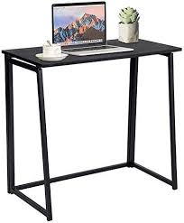 The Greenforest Folding Desk Industrial Small Computer Desk Space Saving Foldable Study Table Easy Assembly Black Online Shopping Prettytoppro In 2020 Small Computer Desk Study Table Desk Space