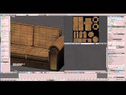 Sofa Creation For Second Life Part 5 Texturing - Youtube