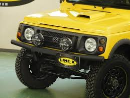 ジムニー フロントバンパー line xベッドライナー塗装カスタム modifikasi mobil mobil