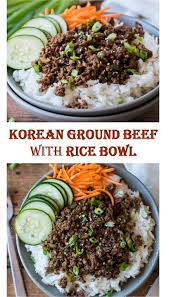 1305 Reviews My Best Recipes Korean Ground Beef With Rice Bowl 09 Falah Cooking Beef Recipes Ground Beef Recipes Rice Bowls Recipes