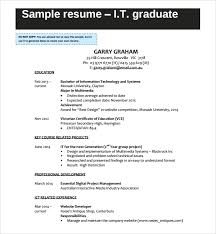 An academic curriculum vitae (cv) differs from others in that it should include sections which relate directly to your research and other related skills and experiences. Free 7 Sample It Cv Templates In Ms Word Pdf