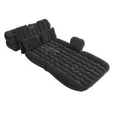 Zerone Car Mattress Universal Car Inflatable Mattress Flocking Air Bed Back Seat Air Couch Electric Air Pump 2 Air Pillows Inflatable Bed Air Bed Bed Cushions