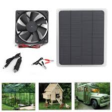Having adequate ventilation will help reduce pests and diseases. Solar Panel Powered Fan Mini Ventilator For Greenhouse Pet Dog Chicken House Walmart Com Walmart Com