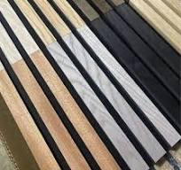 Panneau Acoustique Moderne en Lattes de Bois 3D Bandes de ...