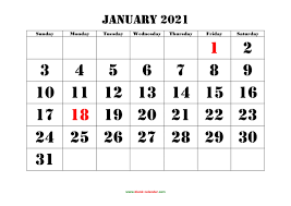 With the help of these calendar you can organize your day to day life works. Free Printable 2021 Monthly Calendar With Holidays No Download Monthly Calendar