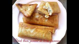 40 recettes sucrées et salées à base de feuilles de brick. Recette 6 Feuilles De Brick Thon Pomme De Terre Fromage Youtube