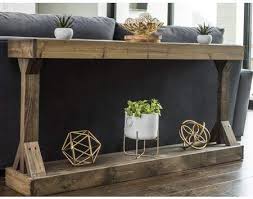 Barb Large Console Table Solid Wood By Del Hutson Designs Dark Walnut Walmart Com Large Console Table Rustic Table Console Table