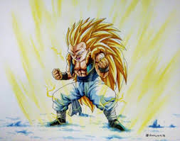Super Saiyan 3 Gotenks Dragon Ball Z Dbz Drawings Dragon Ball Super