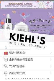 This means that they sell in china and china requires animal testing. Is Kiehl S Cruelty Free In 2021 Crueltyfreemalta Com
