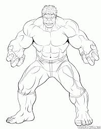 Dibujo De Hulk Para Colorear