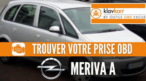 Prise Obd Opel Meriva A 2003 2010 Ou Trouver Mon Connecteur Obd2 Youtube
