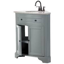 Bathrooms can be calm and relaxing, even on weekday mornings. Home Decorators Collection Hamilton 31 In W X 23 In D Corner Bath Vanity In Grey With Granite Vanity Top In Grey With White Sink 10809 Cs30h Gr The Home Depot