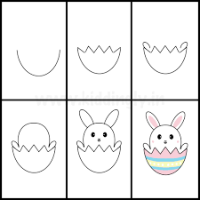 Mar 17, 2021 · start with bigger shapes, like the head and the body. How To Draw A Easter Bunny How To Draw A Cute Easter Bunny Kiddingly