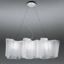 Logico 3 in linea suspension lamp. Logico Triple Linear Suspension By Artemide 0455028a