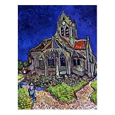 The Church At Auvers By Vincent Van Gogh 1890 Postcard Zazzle Com Van Gogh Paintings Van Gogh Art Vincent Van Gogh Paintings