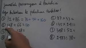 Tips cara membuat pembulatan angka ke kelipatan 1000 an terdekat di microsoft excel dengan konsep yang sama anda bisa membuat kepada kelipatan 50 75 100 250 500 5000 10000 atau yang lainnya bila anda hanya menggunakan pembulatan dalam satuan puluhan ratusan ribuan dst yang merupakan kelipatan 10 maka anda bisa mengganti parameter. Pembulatan Bilangan Ke Puluhan Terdekat Matematika Sd Kelas 4 Kurikulum 2013 Revisi