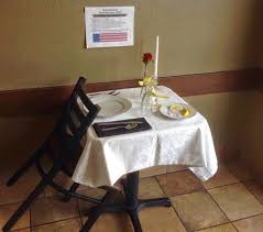 What S The Significance Of The Missing Man Table Missing Man Table Fallen Soldier Table White Table Settings