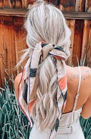 21 Pretty Ways To Wear A Scarf In Your Hair Ways To Wear A Scarf Scarf Hairstyles Spring Hairstyles