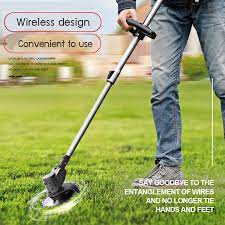 What features are important in grass cutter machine. Free Shipping Cordless Grass Trimmer Lawn Mower Grass Cutter Rechargeable Battery Garden Home Improvement Shopee Malaysia