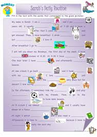 Daily Routine English Esl Worksheets For Distance Learning And Physical Classrooms In 2020 Daily Routine In English Daily Routine Worksheet Daily Routine