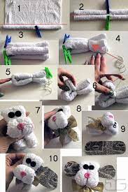 havludan hayvan yapimi nalan in dunyasi diy recycling crochet recipes jewelrymaking nlndnys washcloth crafts baby crafts towel animals