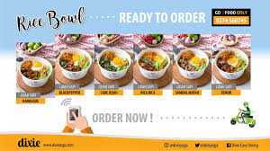 Contoh Banner Rice Bowl Makanan Makanan Dan Minuman Makanan Jepang