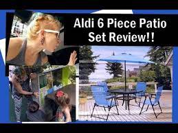 Aldi Patio Set Gardenline 6 Piece Patio Furniture Assembly Review Youtube