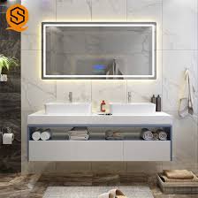Designer bathrooms plus was established in 2004 and has built a reputation as a leading specialist of australian made and imported designer bathroom products. Custom Solid Surface Vanity Bathroom Smart Classic Marble Modern Bathroom Vanity Top With Above Mount Sink China Vanity Top Vanity Bathroom Made In China Com
