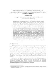 Dalam penalaran, proposisi yang dijadikan dasar penyimpulan disebut dengan premis (antesedens) dan hasil kesimpulannya disebut dengan konklusi (consequence). Kemampuan Penalaran Matematis Siswa Dalam Menemukan Rumus