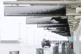 The airport's total land size area is 53 square miles and is noted as the largest international airport in the united states. More Than 800 Flights Canceled Runways Closed Sunday At Denver Airport Canon City Daily Record