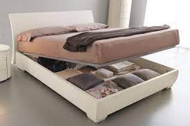 lit double contemporain avec base de rangement laque magnus napol arredamenti mobilier de salon pont de lit deco chambre