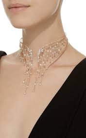 Mike Joseph 18k Waterfall Open Necklace Joseph Fashion Waterfall Necklace Necklace