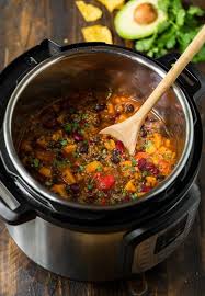 * if you like ground beef or chicken in your chili, cook it ahead of time and just toss it in the crock pot when you mix all the ingredients together. Instant Pot Vegetarian Chili Healthy And Quick Wellplated Com