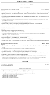 Consultant Business Analyst Resume Sample Mintresume