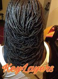 Layered Bob Plait Braid Box Braids Hairstyles Layered Bob