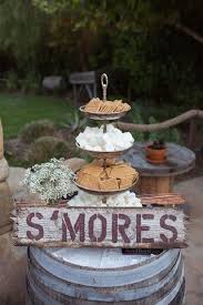 Unique Wedding Reception Ideas On A Budget S Mores For A Late Night Snack Unique Wedding Receptions Wedding Food Bars Backyard Wedding