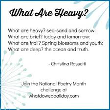 Poetry Challenge For Kids Week 4 Kids Poems Poetry For Kids Christina Rossetti Poems