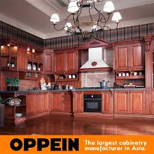 Light cherry wood kitchen cabinets. China Oppein Palace L Shape Cherry Wood Kitchen Cupboard Op12 L010 China Kitchen Cabinets Kitchen Cupboard