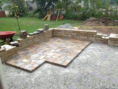 However, setting up a combo of natural stone and paver is not a difficult task. 29 How To Build Stone Patio Ideas Patio Patio Stones Patio Design