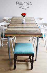 Make beautiful dining, farmhouse or outdoor table from 100% reclaimed pallet wood. Pallet Table Diy