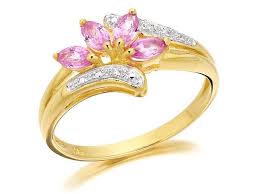 Whether you are looking a classic solitaire, a diamond halo design, or a more modern bezel set piece, you'll find the perfect sapphire engagement ring in our collection. 9ct Gold Diamond And Pink Sapphire Ring Exclusive D8488 F Hinds Jewellers