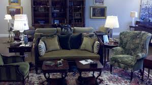 This Beautiful Lillian August Setting On Our Showroom Floor Features The Belvedere Sofa Preston Wing Chair And The Exeter Wing Chair Furniture Fine Furniture