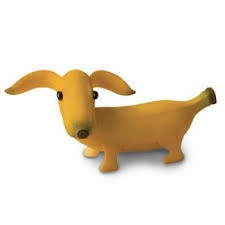 Blingparty 8pcs mini dog figurines, realistic dog figures toy set, plastic dog figure animals playset, miniature dog animal puppy toys for cake topper, educational learning toy set for kids. Banana Dachshund Dachshund Gifts Dachshund One Banana
