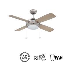 View The Ellington Fans Laval 44 Modern 44 4 Blade Indoor Ceiling Fan Blades And Light Kit Included At Li Ceiling Fan Ceiling Fan Blades Ceiling Fan Nursery