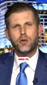 YOU MUST BE KIDDING ME': Eric Trump torched Sen. Chuck Schumer for  asserting that President Trump is weaponizing the government.