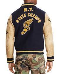 Polo Ralph Lauren Vintage Varsity Letterman Jacket Men Bloomingdale S Varsity Letterman Jackets Letterman Jacket Varsity Jacket