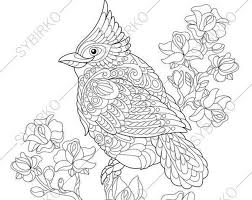 Coloring Page For Adults Digital Coloring Page Owl Etsy Animal Coloring Pages Bird Coloring Pages Animal Coloring Books